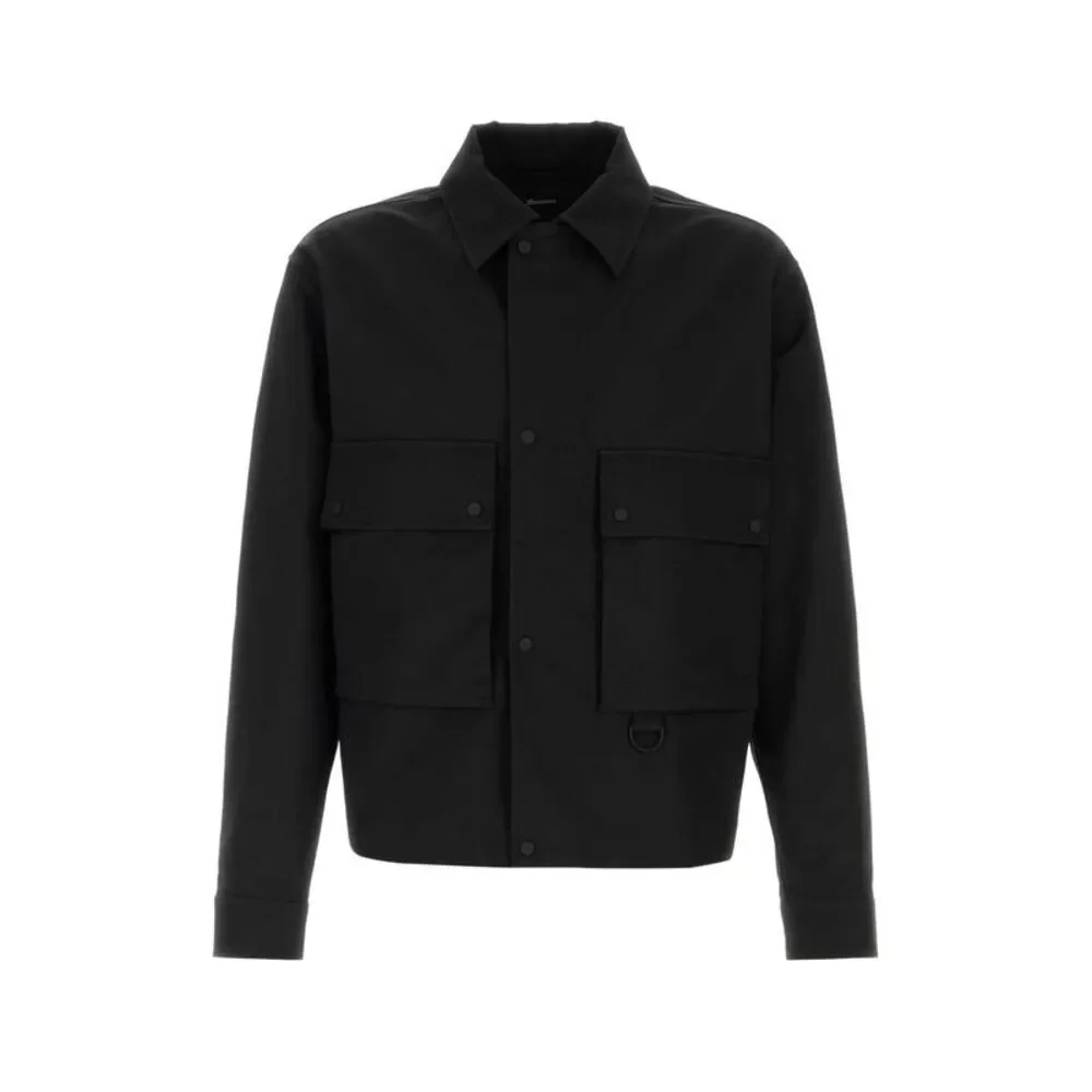 Herno Laminar Men Black Cotton Blend Jacket